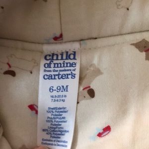 Child of mine Carter’s snow suit NWOT